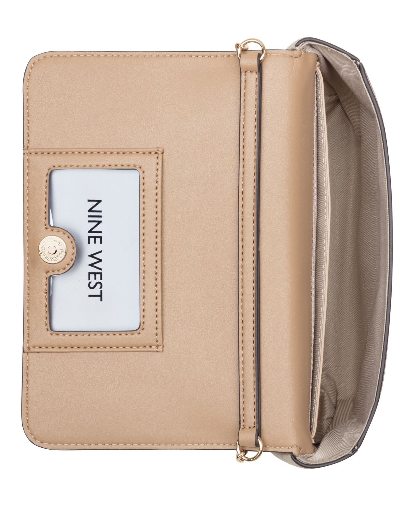 Женский клатч Nine West Trista Mini Chain Phone Clutch Crossbody, цвет: Сиена — фото 4