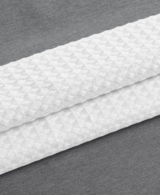 Spa Waffle 3M-Scotchgard Shower Curtain, 108" x 72"