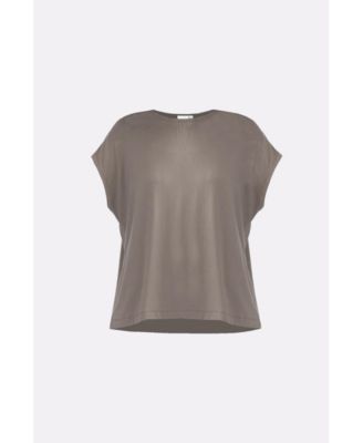 Women's Relaxed Tee in Earth Grey