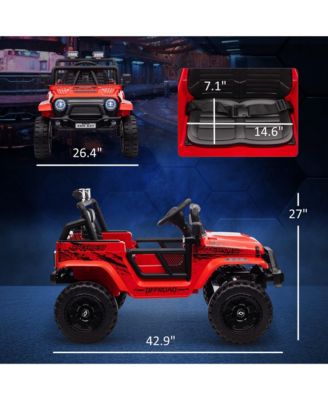 12V Kids Ride On Car with Parent Remote Control for Ages 3 to 6