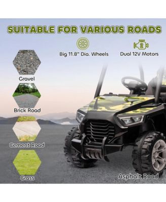 12V Kids Ride On Car with Parent Remote Control for Ages 3 to 6