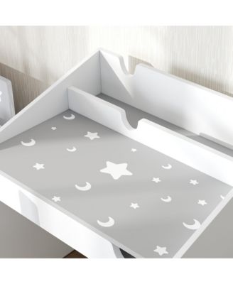 Kids Desk and Chair Set with Storage Organizer for Ages Three and Up