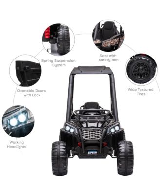 Kids Electric Ride On Car with Remote Control Music Lights Ages 3 to 8