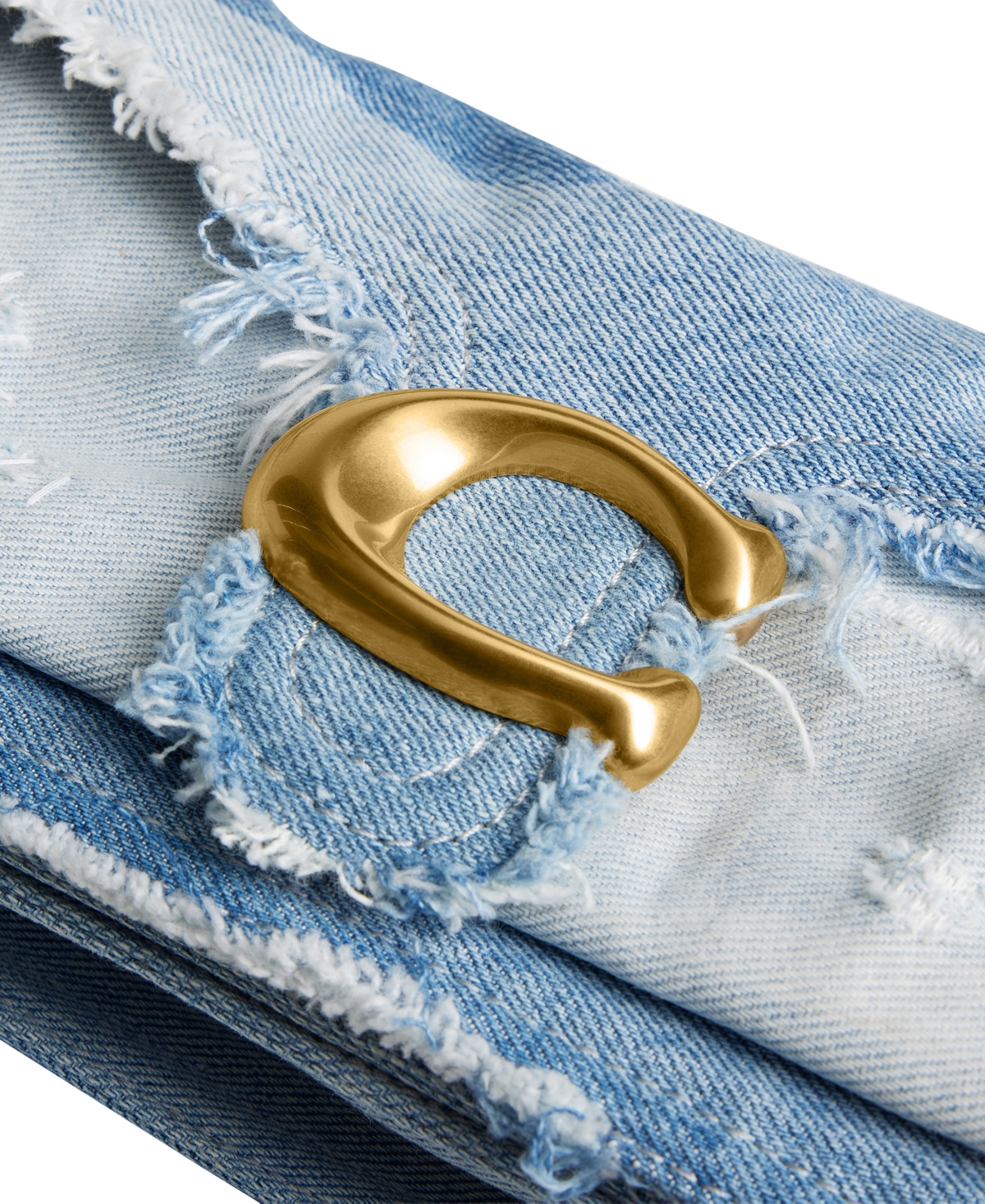 Coach Tabby Small Denim Patchwork Shoulder Bag 26