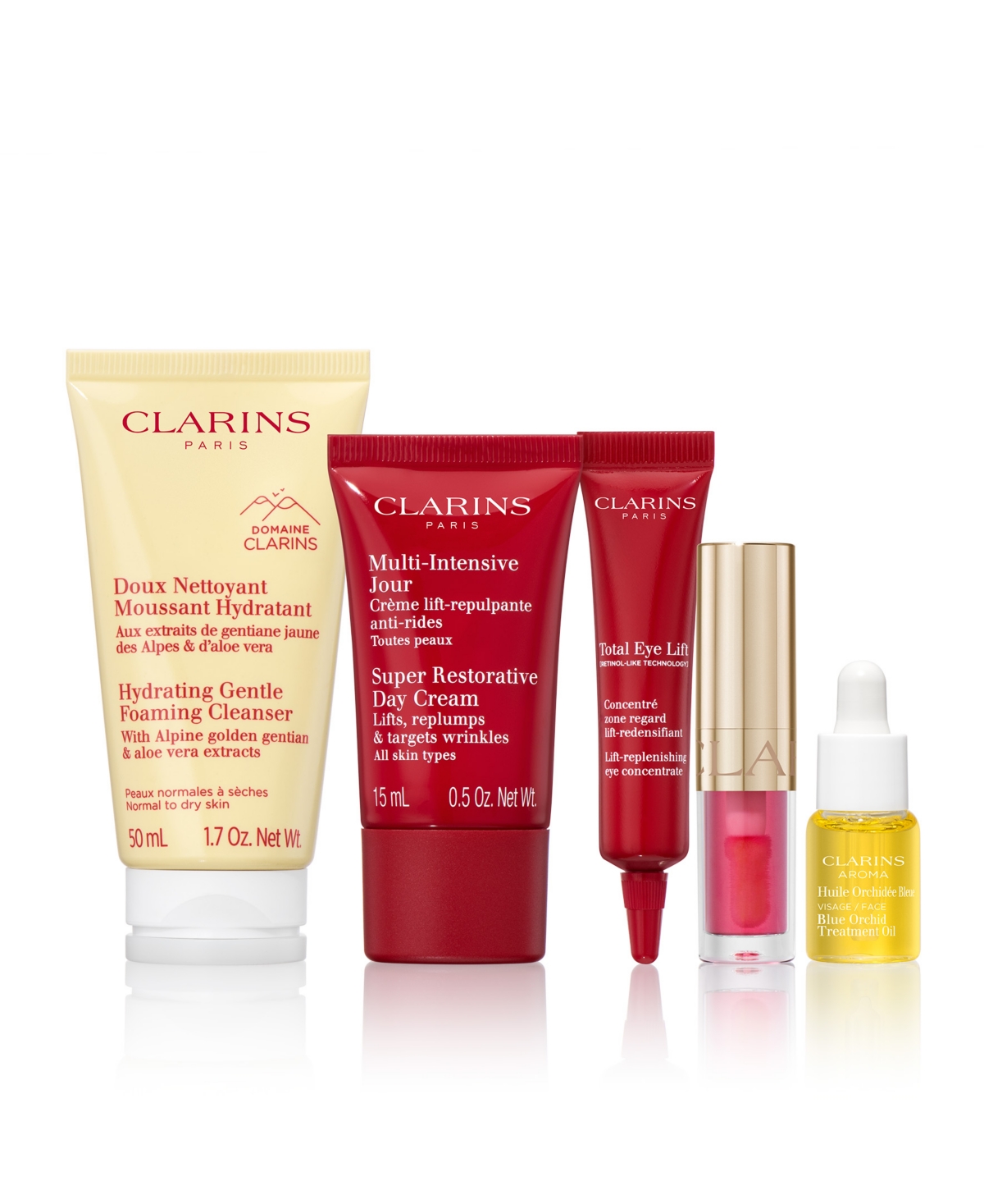 Free 6-Pc. gift with a Clarins purchase of $85 or more