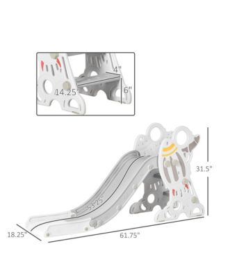 Kids Indoor Slide with Rocket Theme Non Slip Steps