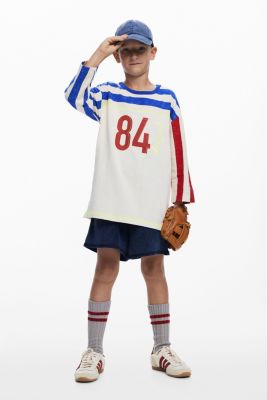 Boys Boys's Three-quarter sleeve striped t-shirt