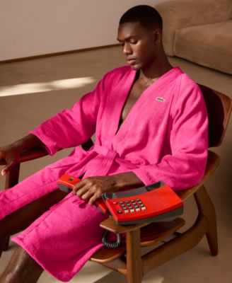 Logo Patch 100% Cotton Pique Bath Robe