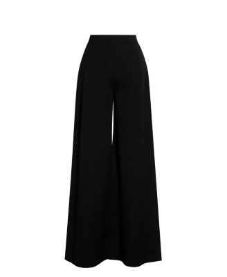Women's Aleeza Black Wide Leg Suit Pants