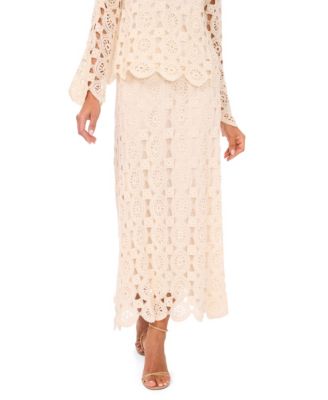 Women's Crochet Midi Skirt