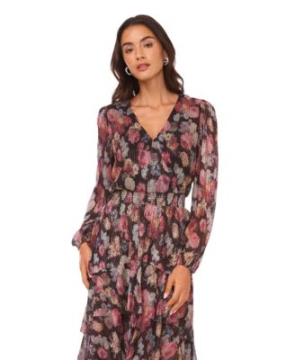 Women's Ruffle Midi Dress