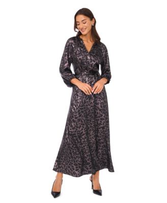 Women's 3/4-Sleeve Maxi Dress