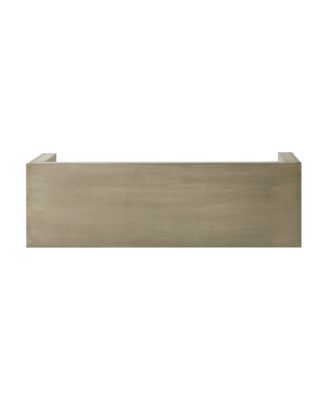  Acacia Wood Dining Bench, Light Gray Oak