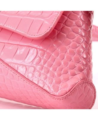 Small XX Flap Street Shoulder Bag Embossed Leather