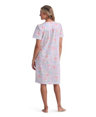 Women's Multi Lily Floral Printed Short Grip Robe