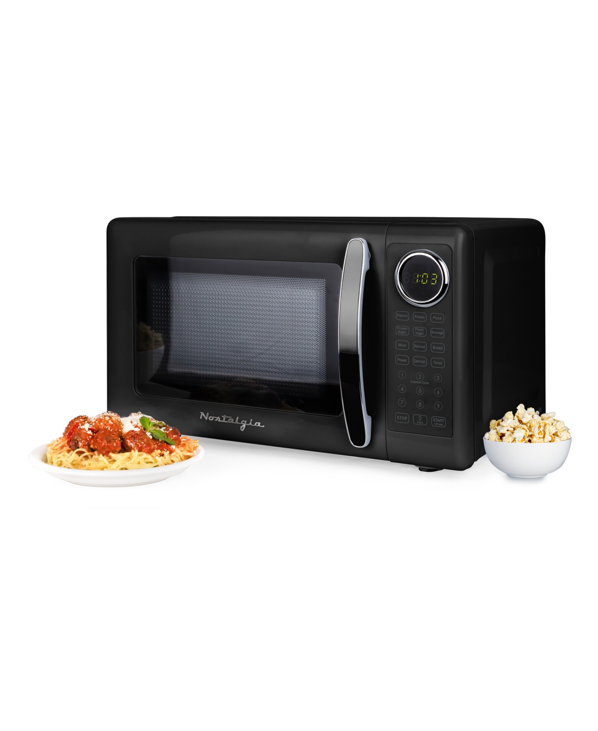 Nostalgia Retro 0.7 Cubic Foot 700-Watt Microwave Oven