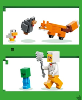 Minecraft Chicken Farm Building Toy 21585, 233 Pieces