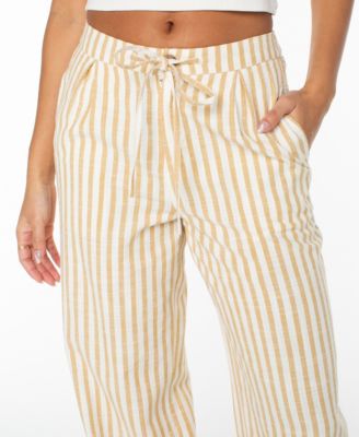Women's Mavericks Stripe Print Straight Leg Trousers