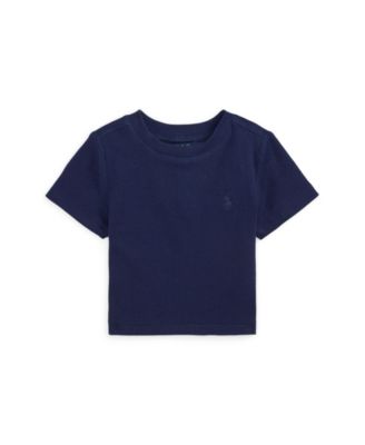Girls' 2T-6X Ribbed Crewneck Boxy T-Shirt