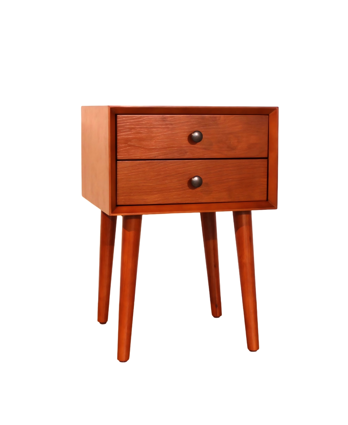 Streamdale Furniture Nightstand with 2-Drawers, Small Side End Table with Storage
