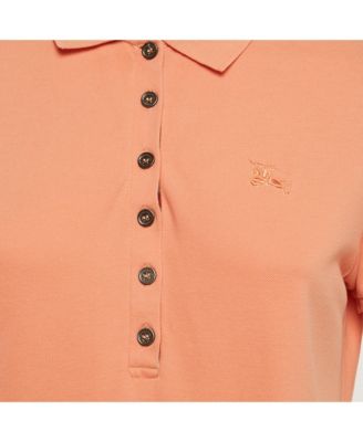 Women's ange Logo Embroidered Cotton Polo T-Shirt