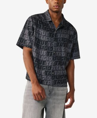 Men's Short-Sleeve Mesh Logo Shirt