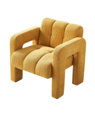 31.10" Wide Boucle Upholstered Accent Chair