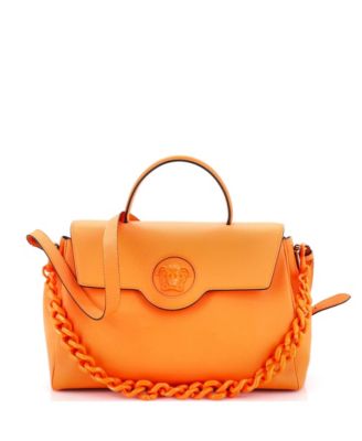 Large La Medusa Top Handle Bag Leather