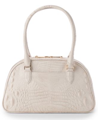 Angie Alden Road Leather Medium Satchel Bag