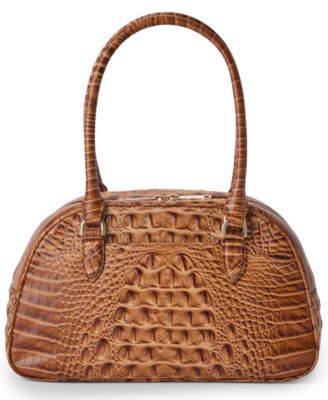 Angie Alden Road Leather Medium Satchel Bag