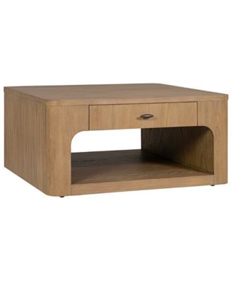 Nordic 37" Wood Square Coffee Table