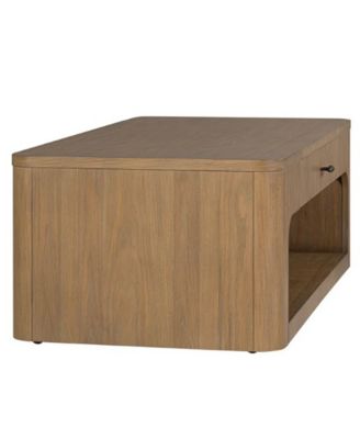 Nordic 52" Wood Rectangular Coffee Table