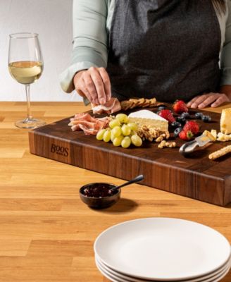 CCB Series Rectangular Wooden Walnut Cutting Board, 20" x 15"