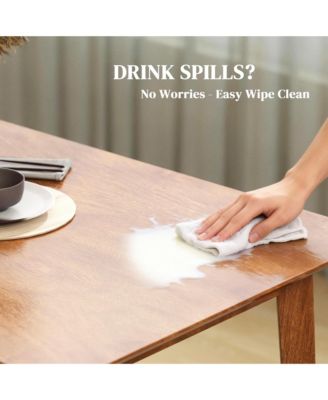 5-Piece Solid Wood Dining Table Set Kitchen Table and Chairs