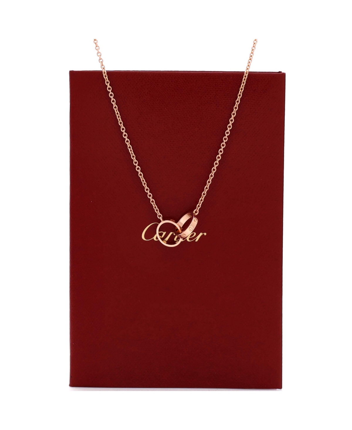 Pre-Owned Cartier Love Interlocking Necklace