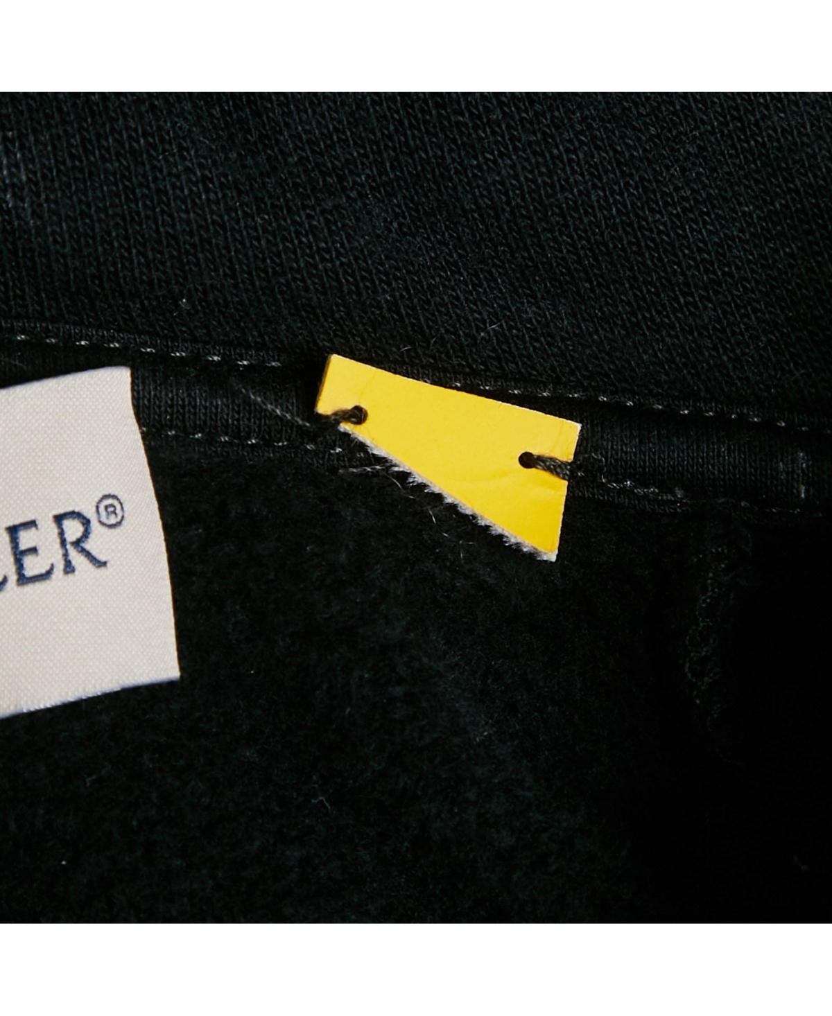 Pre-Owned Moncler Men's X Adidas Black Cotton Knit Puffer Trim Hoodie