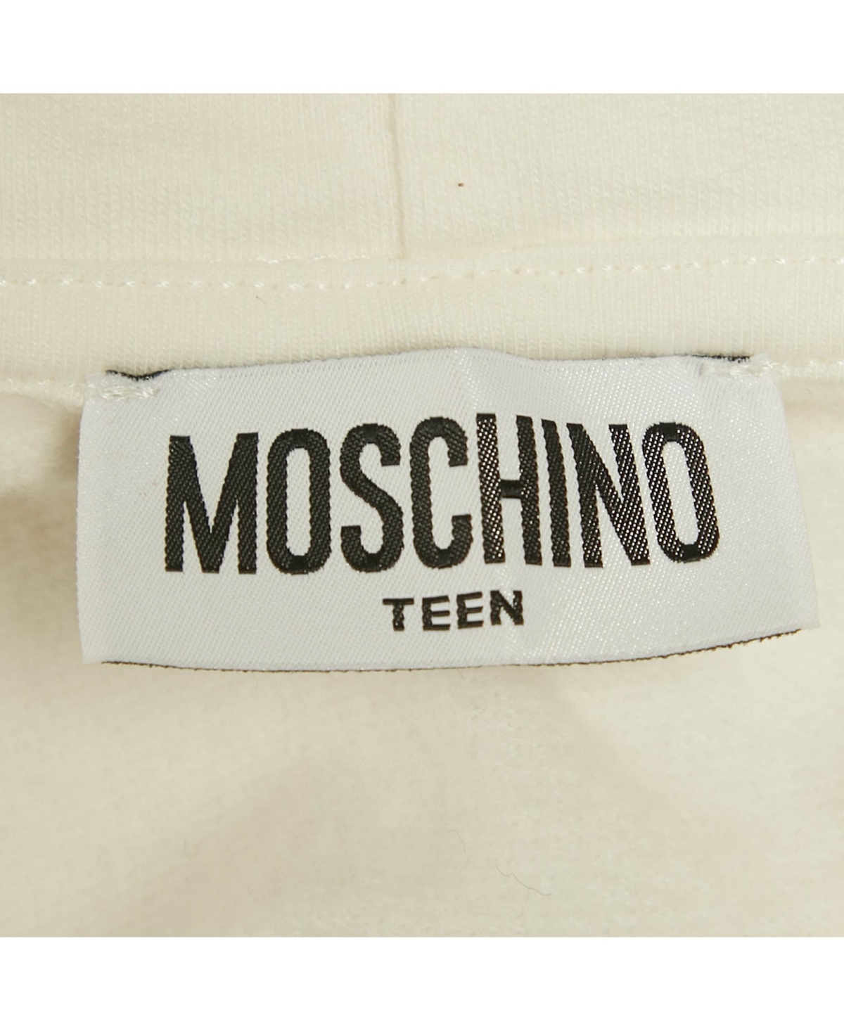 Pre-Owned Moschino Men's Teen White Teddy Print Cotton