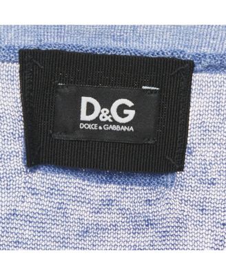 Men's Blue Ombre Knit Sleeveless Vest