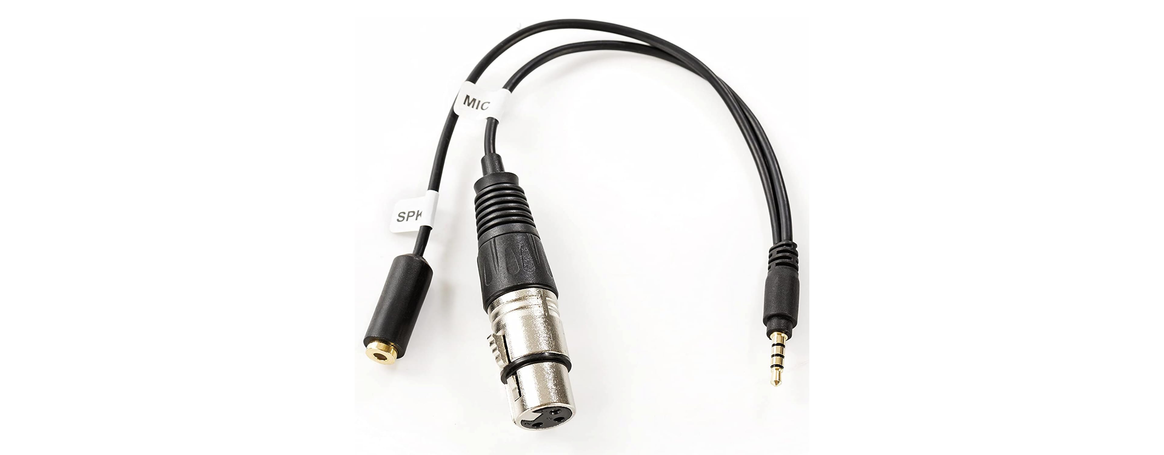 Movo TCB2 Xlr Microphone to Trrs Smartphone Adapter for iPhone and Android