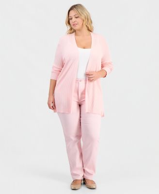 Plus Size Sutton Open-Front Cardigan