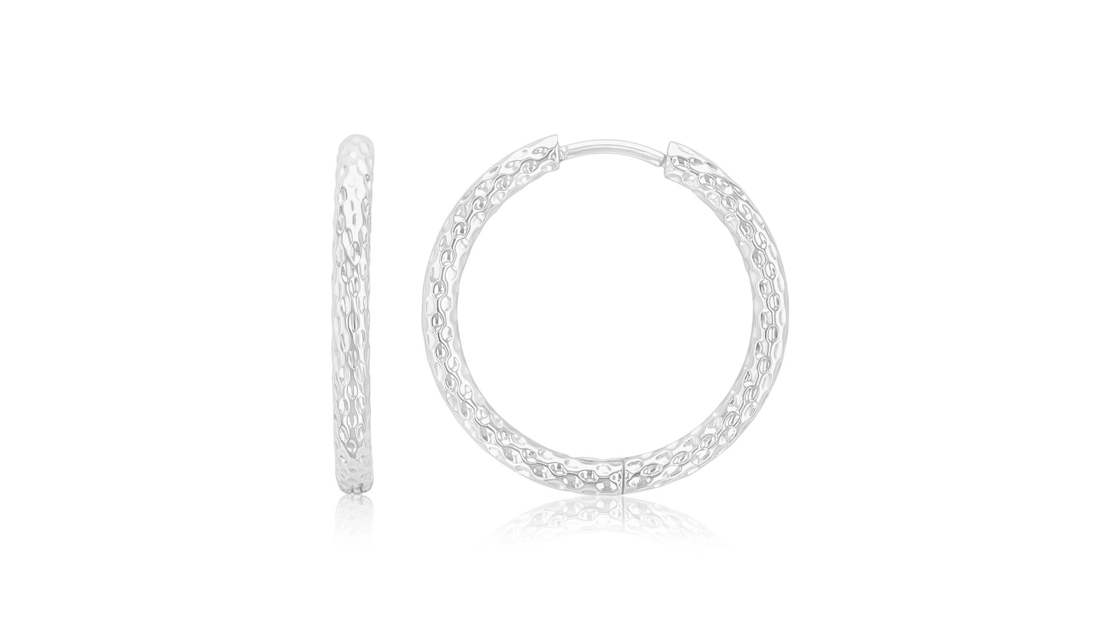 Roxy Waterproof Yellow 24mm Hoop Earrings