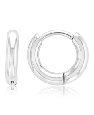 Waterproof Yellow 11mm Huggie Earrings