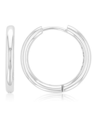 Waterproof Yellow 20mm Hoop Earrings