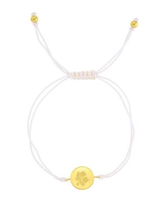 Waterproof Yellow Hibiscus Adjustable Bracelet