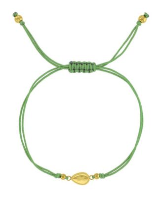 Waterproof Yellow Pineapple Teardrop Charm Adjustable Bracelet