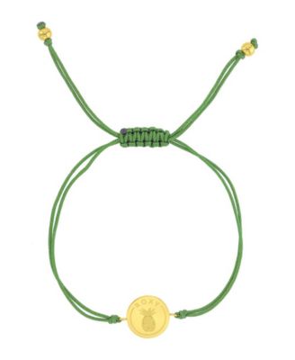 Waterproof Yellow Pineapple RD Charm Adjustable Bracelet