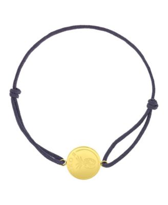 Waterproof Yellow Heart Pineapple RD Charm Adjustable Bracelet