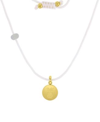 Waterproof Yellow Pineapple Labradorite Adjustable Necklace