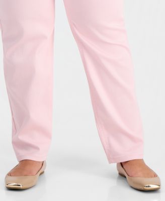 Plus Size Lexington High-Rise Straight-Leg Jeans