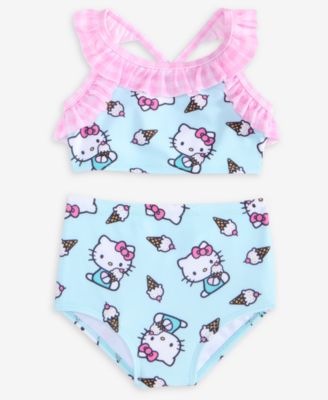 Hello Kitty Toddler Girls' 2-6X Printed 2-Piece Swimsuit